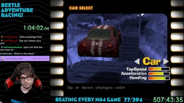 Beating EVERY N64 Game - Beetle Adventure Racing & HSV Adventure Racing (77&78/394) смотреть онлайн