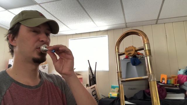 Trombone Lessons - Sound Exercise - how to open up your sound on trombone. смотреть онлайн