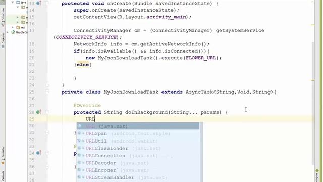 Android Basic tutorial 21 (json parsing) смотреть онлайн