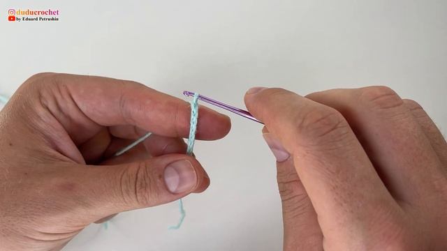 ПЕРВАЯ петля, ВОЗДУШНАЯ петля, НАЧАЛО вязания крючком смотреть онлайн