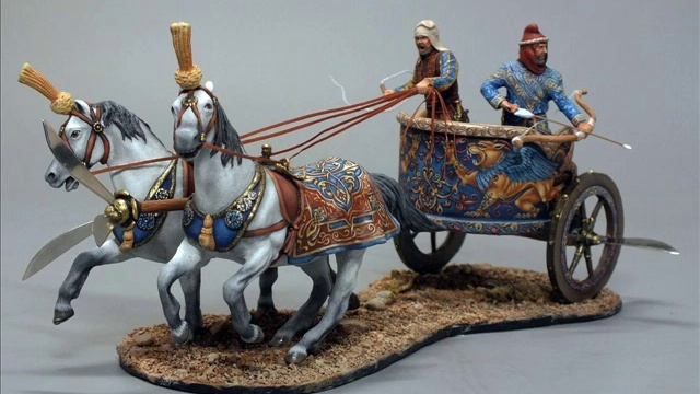 Одно из самых жутких видов древнего оружия-Серпоносная колесница смотреть онлайн