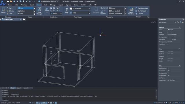 ZWCAD 2023 Basic 3D Modeling Tutorial For Beginner смотреть онлайн