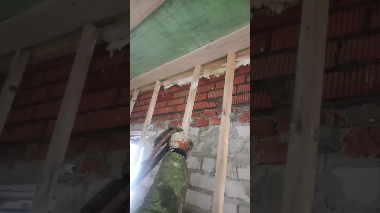 Запениваем щели ППУ смотреть онлайн