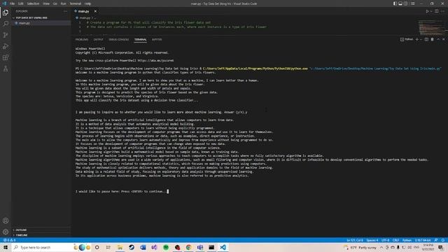 Toy Dataset Using the Iris Flower смотреть онлайн