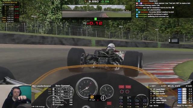 iRacing Grand Prix Legends Lotus 49 at Brands Hatch GP S4 2022 #2 смотреть онлайн