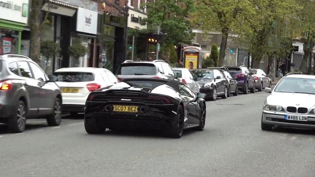 Supercars in Alderley Edge May 2021 - Ferrari 812 GTS, 2021 Shelby Mustang GT500 & more!! смотреть онлайн