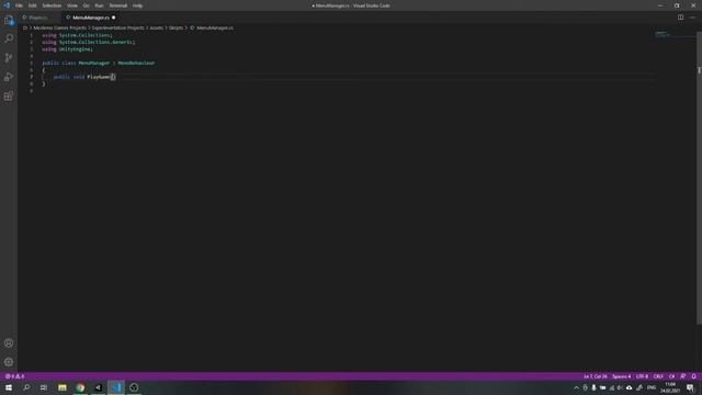 КАК СДЕЛАТЬ МЕНЮ В UNITY / ЛЁГКИЙ И ПОНЯТНЫЙ ВИДЕОУРОК UI ЭЛЕМЕНТЫ И SCENE MANAGEMENT смотреть онлайн