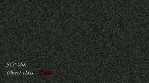 SCP-058 «Сердце Тьмы». (Переозвучка)