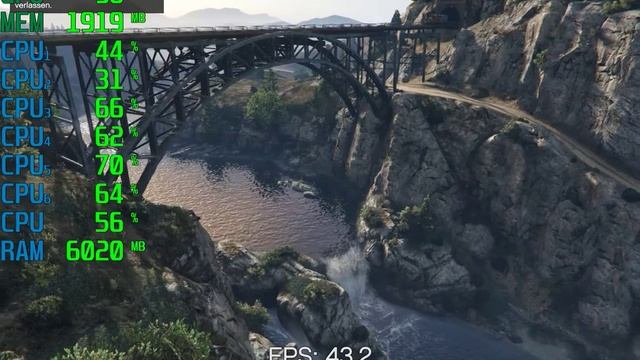GTA V Benchmark - Phenom II X6 1090T - GTX 750Ti - 12GB RAM - 1050P - High - Geforce Settings смотреть онлайн