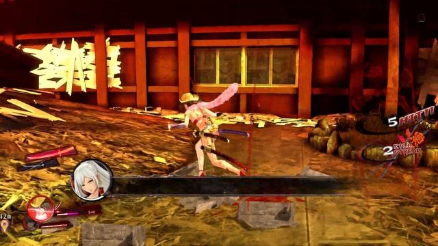 Onee Chanbara ORIGIN Chapter 16 That Nightmare Again BOSS FIGHT Walkthrough смотреть онлайн