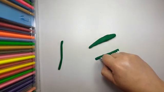 MODELADO EN PLASTILINA - COCODRILO