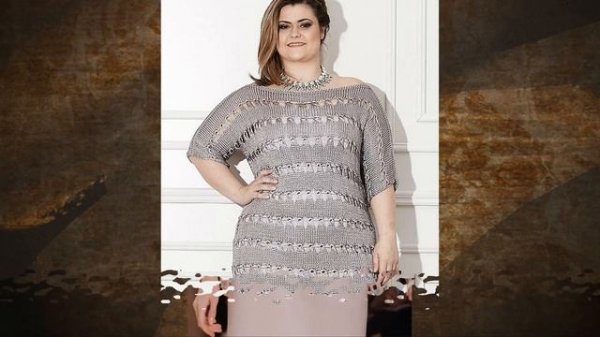 Pletena moda Вязание для полных дам#3(Crochet & knitting)