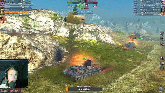 Качаем ГРИЛЯ 15!| TANKS BLITZ! смотри описание! @Xasya @Chudilo ЖДУ ВАС!!! смотреть онлайн