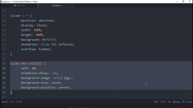 Responsive Image Slideshow | HTML & CSS смотреть онлайн