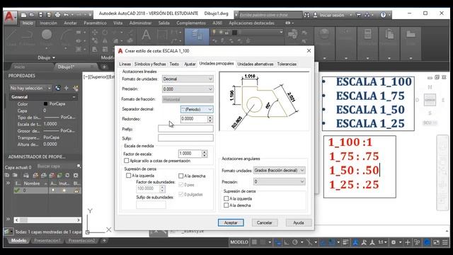 COMO CONFIGURAR FÁCIL LAS COTAS EN AUTOCAD смотреть онлайн