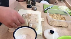 Треска в арахисовом кляре с яично-горчичным соусом?