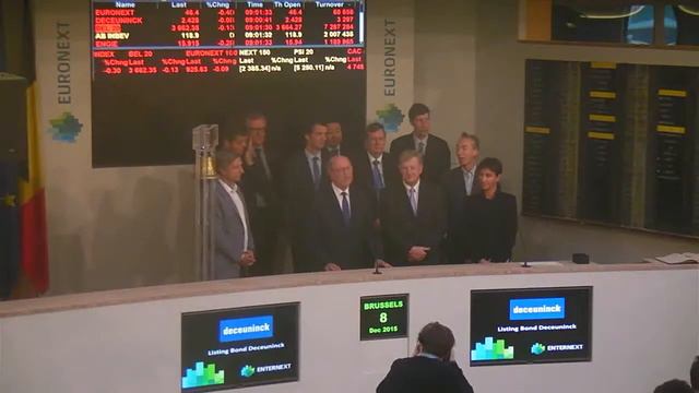 Deceuninck celebrates bond listing at Euronext Brussels смотреть онлайн