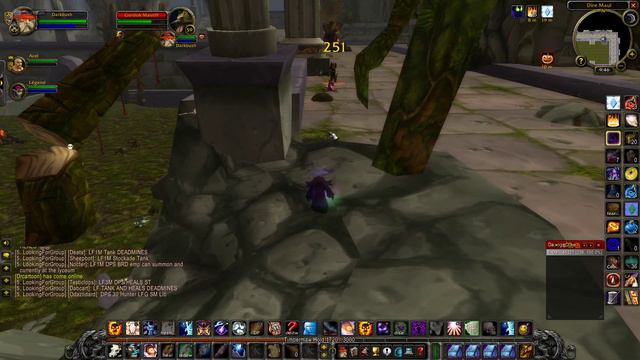 Classic WoW: Shadow Priest solo Dire Maul North 1st boss смотреть онлайн