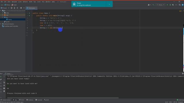 Java 4 Scanner, String Objects and Reference Type, Immutability, String Manipulation, Methods смотреть онлайн