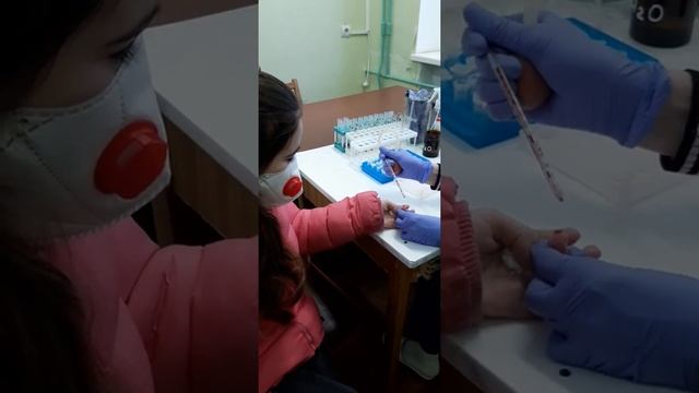 Анализ крови из пальца. Страх и переживание перед уколом. смотреть онлайн
