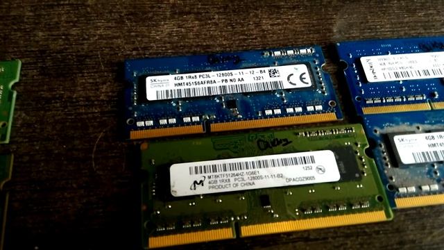 laptop 4GB RAM Samsung SKhynix Kingston or m смотреть онлайн