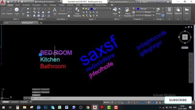 How to add text in autocad# How to add text in drawing# Autocad tutorial in hindi and urdu. смотреть онлайн