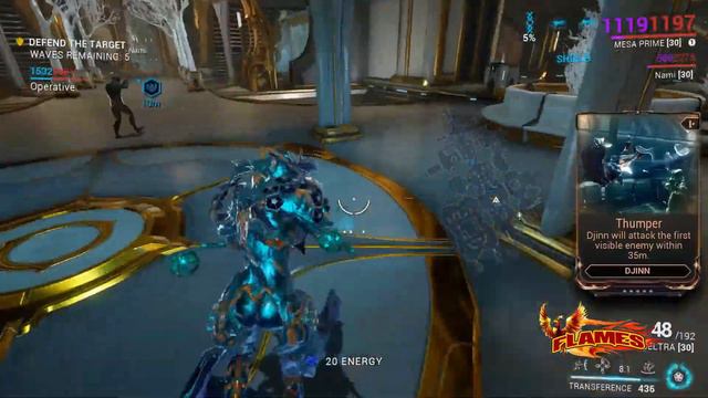 Warframe Belenus (Void) Mission Defense level 50-60 смотреть онлайн