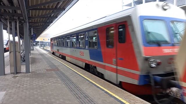 поезд Винер-Нойштадт (Австрия)-Шопрон (Венгрия)/Wiener-Neustadt (Austria)-Sopron (Hungary) train смотреть онлайн