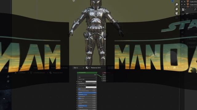 Can I make THE BEST MANDALORIAN RENDER using BLENDER 3D!? (Endless Engines) смотреть онлайн
