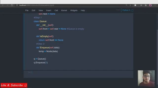 [4.2] Create Queue and Node Class | Data Structures in Python смотреть онлайн