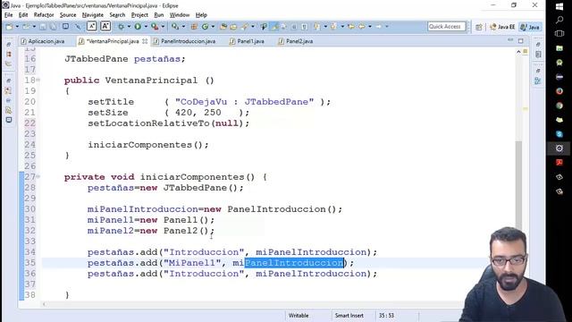 ¿ Como agregar pestañas con JTabbedPane en Java ? смотреть онлайн
