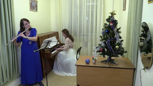 V. Boyko - "Winter Evening" performed by: Inna Kharybina (flute), Boyko Valentina (piano). смотреть онлайн