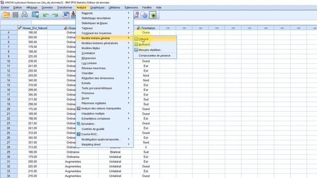 ANOVA à plusieurs facteurs смотреть онлайн
