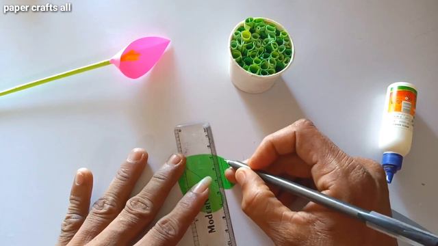 make a very easy paper flowers / diy room decoration crafts смотреть онлайн