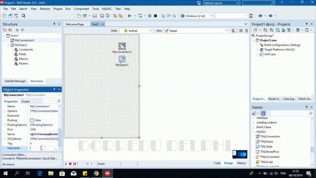 membuat aplikasi android menggunakan rad studio delphi PART 2 (Koneksi database) смотреть онлайн