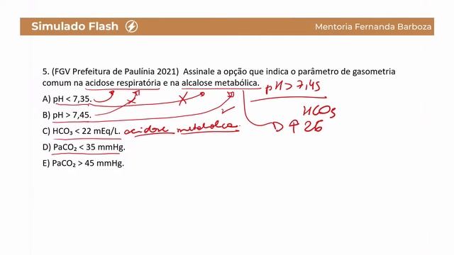 Simulado Flash Gasometria смотреть онлайн