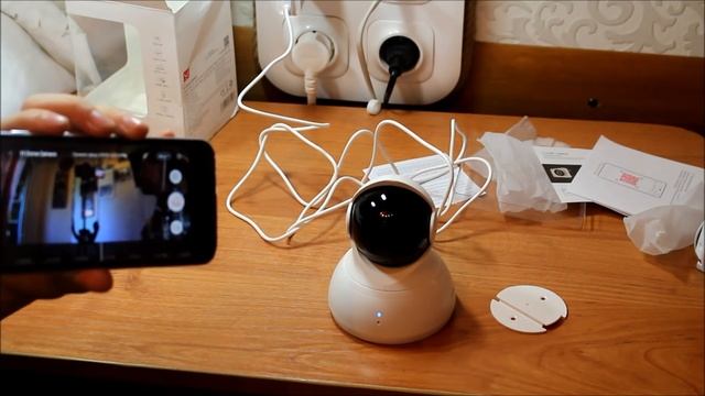 Обзор Xiaomi YI Dome 360 Wi-Fi Home Security Camera! смотреть онлайн