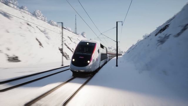Мчусь навстречу Новому году на скоростном поезде TGV в Train Sim World 2: LGV Méditerranée