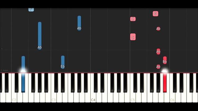 Fnaf Song - Join Us For A Bite (SLOW EASY PIANO TUTORIAL) смотреть онлайн