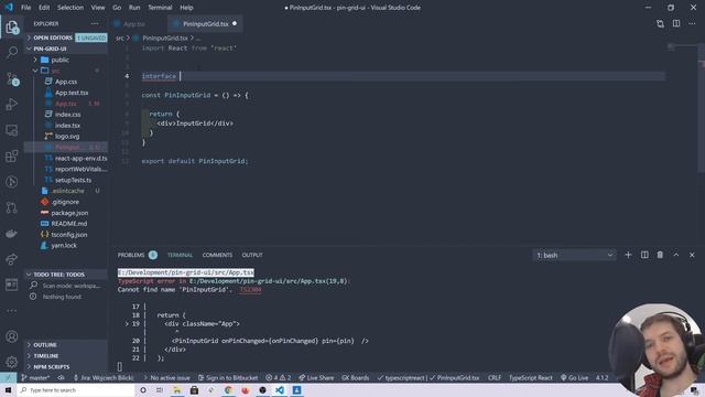 Pin Input - ReactJS, TypeScript - Part 1 смотреть онлайн