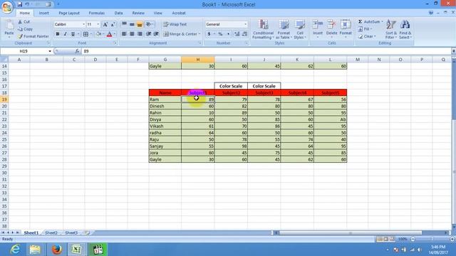 Conditional FormatingData Bars, Color Scale, Icon Sets #Excel смотреть онлайн