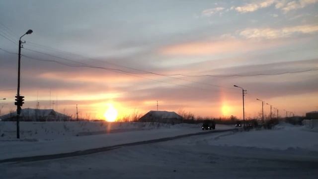 Гало от солнца в г. Воркута.MOV смотреть онлайн