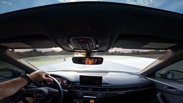ECS Valved Exhaust on 2018 Audi S4 - Dynamic mode cruise in car смотреть онлайн