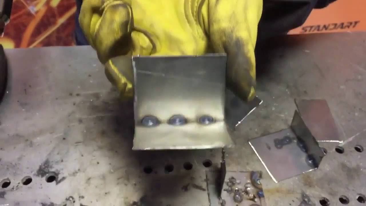 Сварка TIG SPOT угловое соединение смотреть онлайн