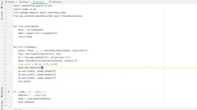 Plot volumetric data in 3D using matplotlib смотреть онлайн