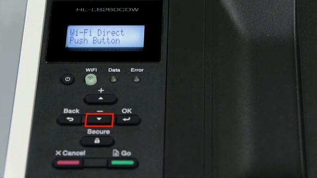 Connect To HLL8260CDW With Wi-Fi Direct