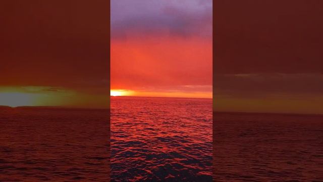 Это не реально было красиво, морская рыбалка в Крыму. Фантастический рассвет.