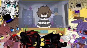 ×Parallel Fnaf + Nightmare react to Afton Family memes|C.C (Crying Child)|1/6×