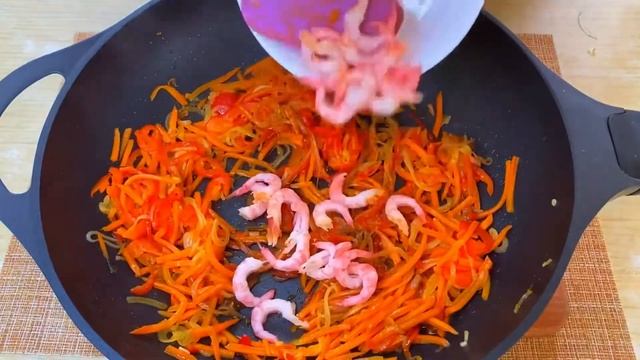 Фунчоза с Креветками Самый простой рецепт смотреть онлайн