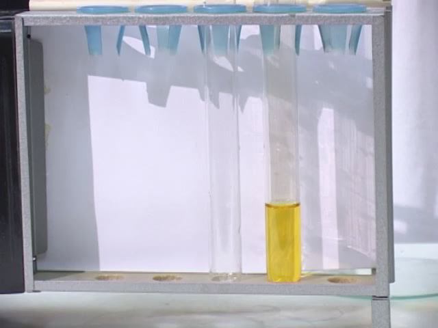 Химия. Опыты. Органика. Взаимодействие этилена с бромной водой